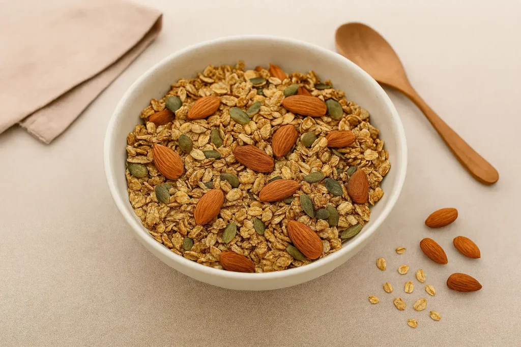 granola senza zuccheri aggiunti per alimentazione longeva dopo i quaranta